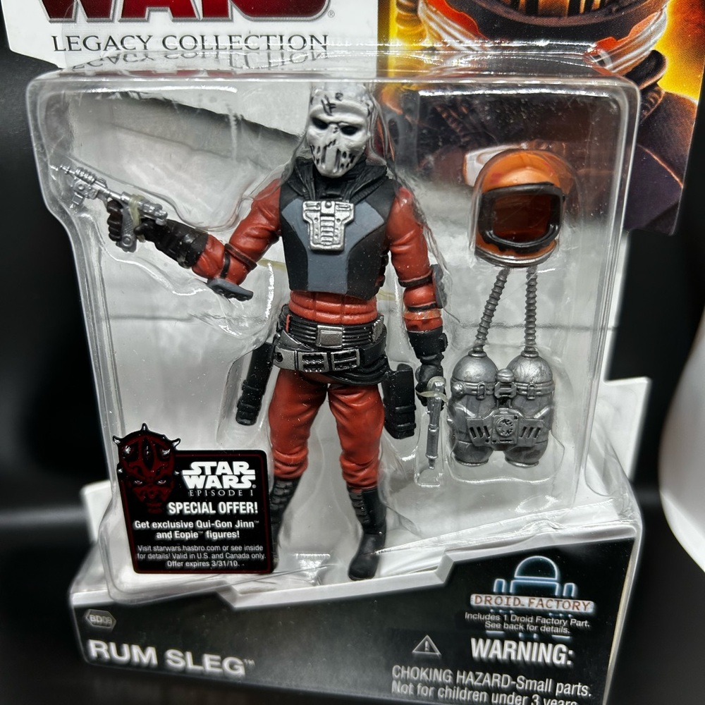 SOLD - Star Wars Legacy Collection Rum Sleg - NEW